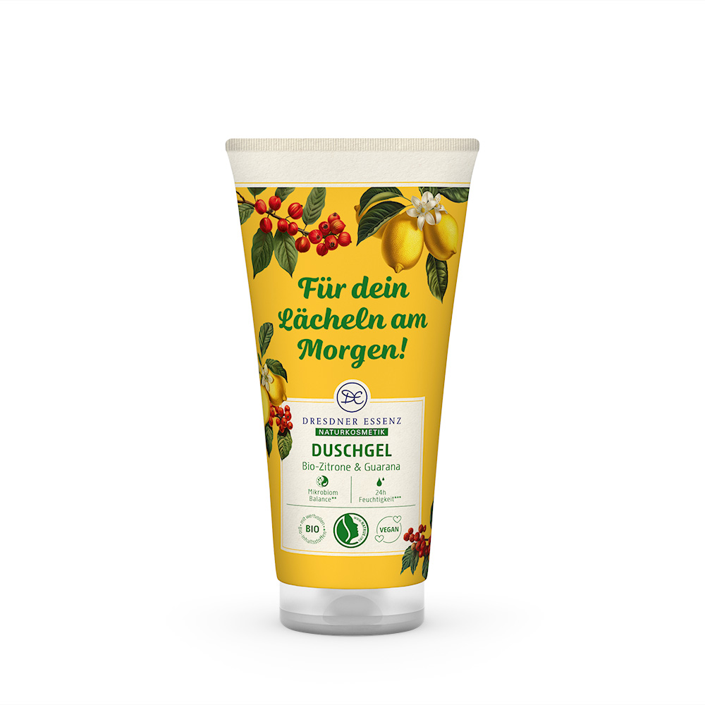 Organic Lemon & Guarana Shower Gel