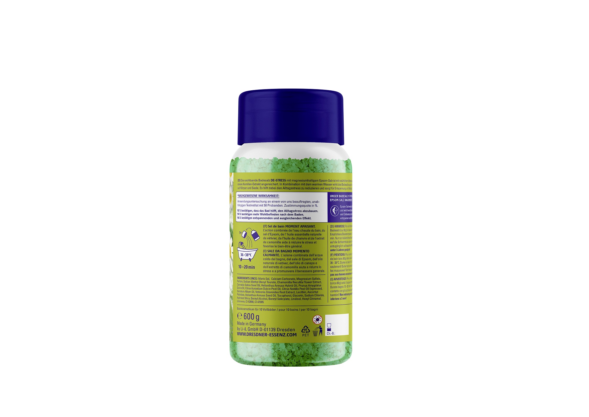 Badesalz De-Stress 600g