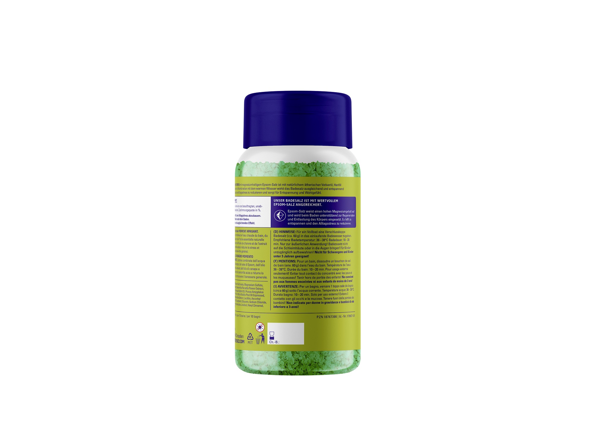 Badesalz De-Stress 600g