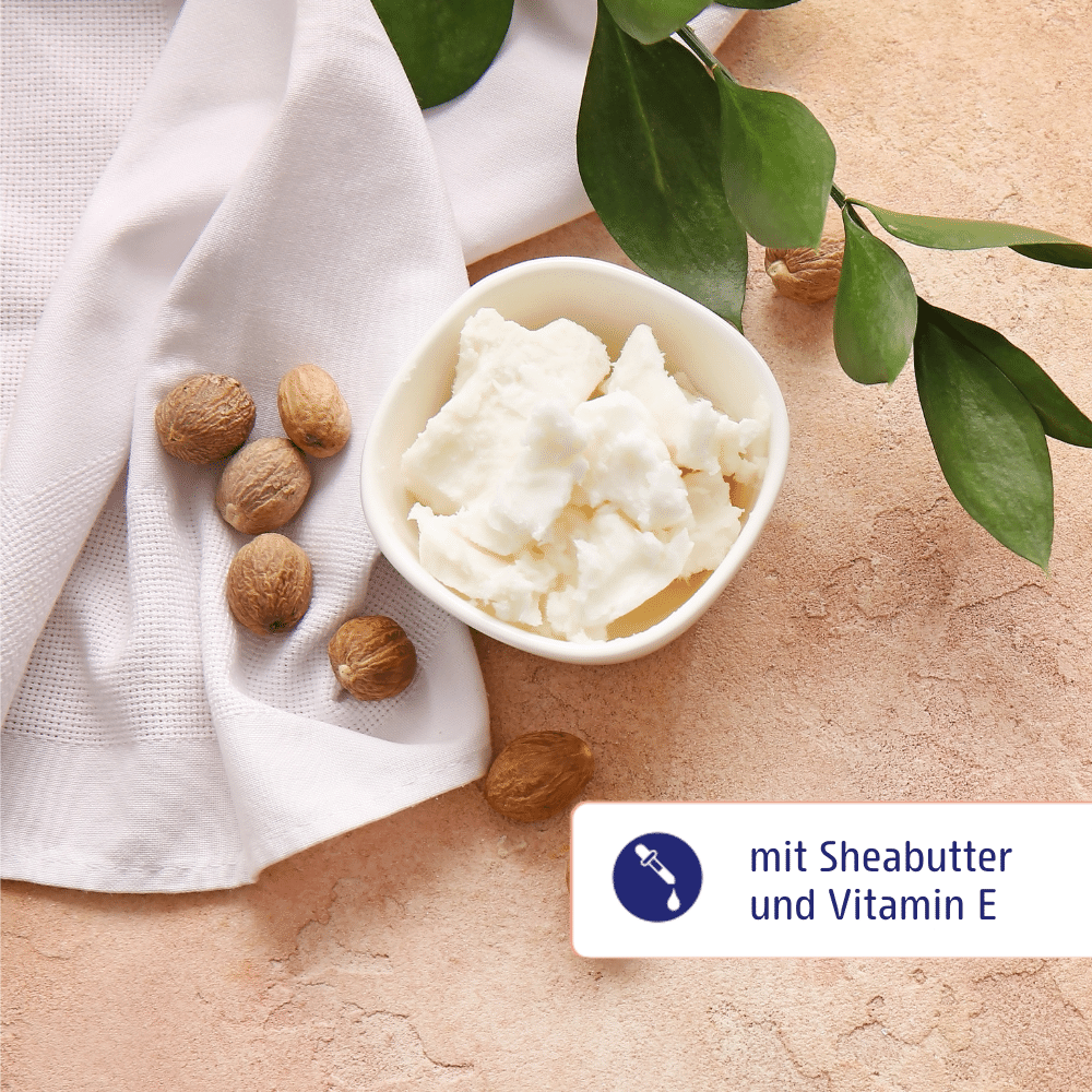 Bodylotion mit Sheabutter für trockene Haut