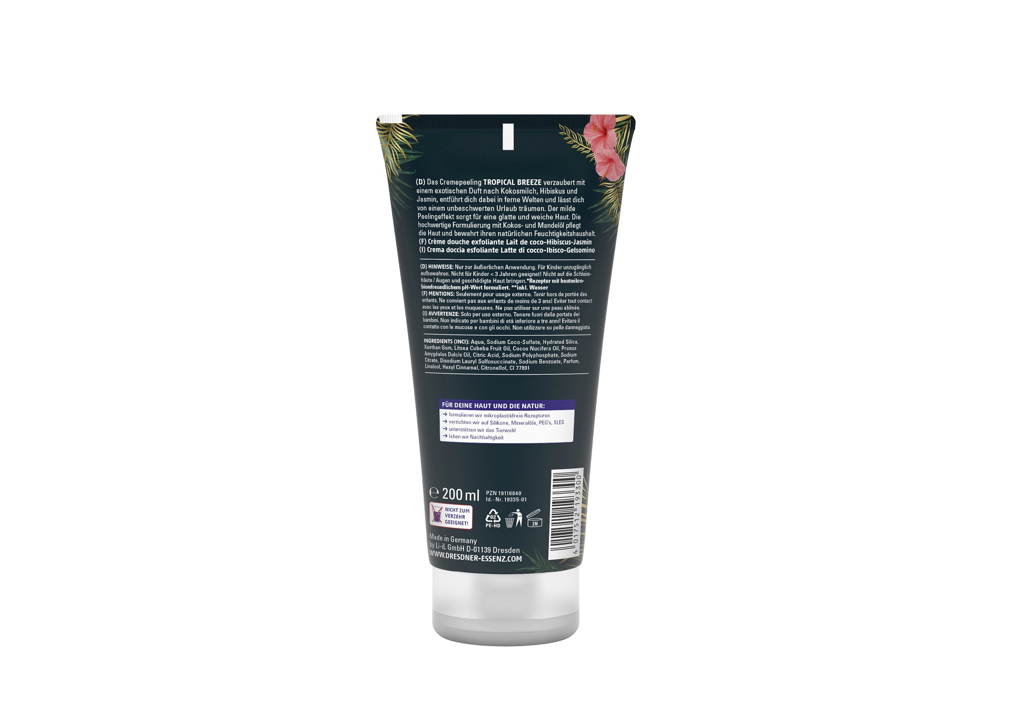 Exfoliating Shower Cream Tropical Breeze 