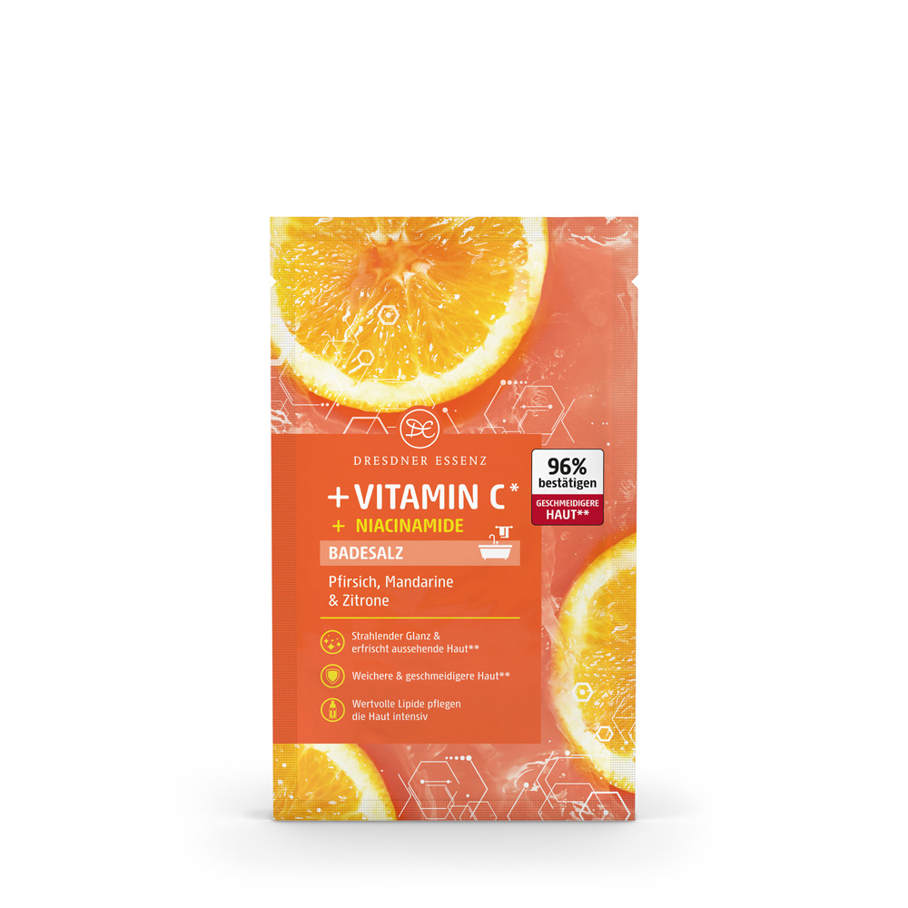 Badesalz + Vitamin C + Niacinamide