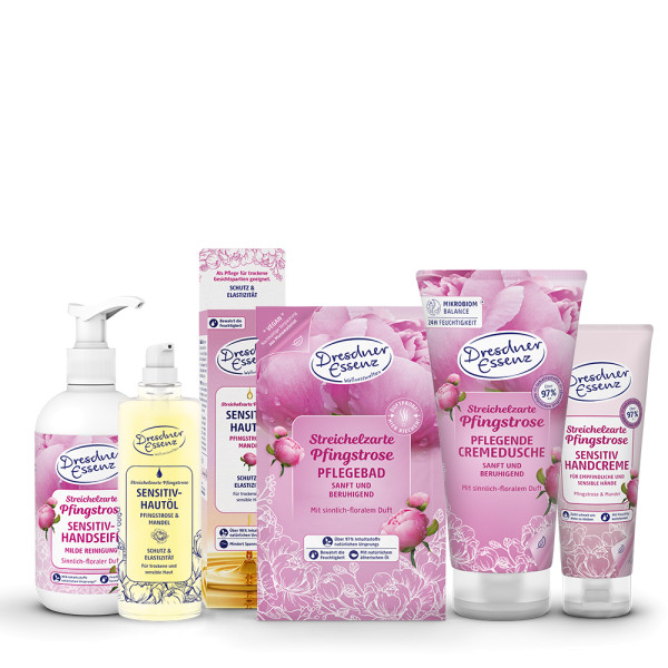 Streichelzarte Pfingstrose Sensitiv-Beauty Set